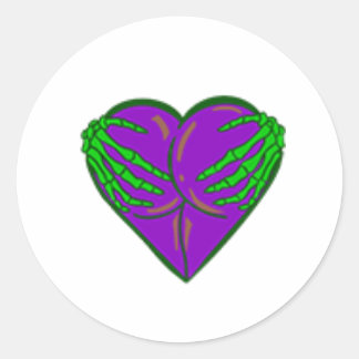 Pegatina Redonda srs skelly butt