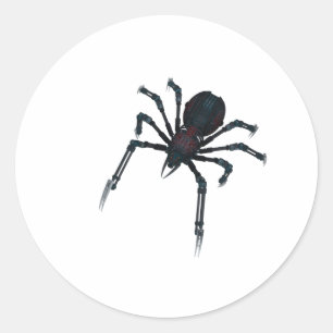 Pegatina Redonda Srta. Spider