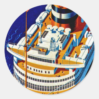 Pegatina Redonda SS Nieuw Amsterdam