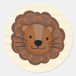 Pegatina Redonda SS Noah/Sello para sobres Ark de Baby Shower de No