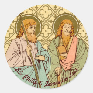 Pegatina Redonda SS. Philip y James the less (RLS 15)
