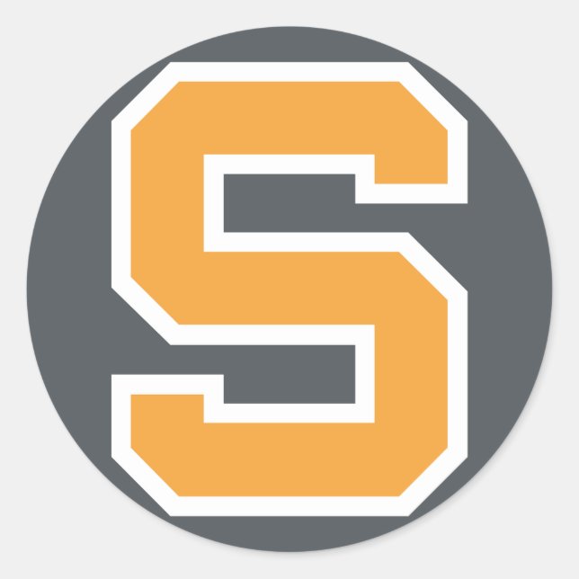 Pegatina Redonda SSK 2016 Rund Grå Bakrund (Anverso)