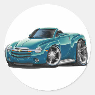 Pegatina Redonda SSR Aquablur Convertible