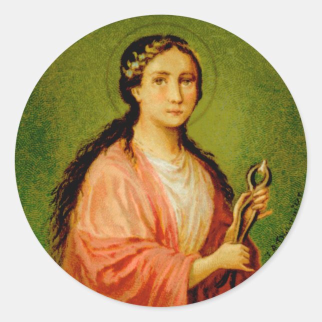 Pegatina Redonda St. Apollonia (BLA 001) (Anverso)