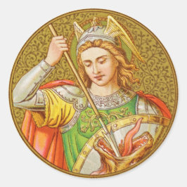 Pegatina Redonda St. George (SNV 13)