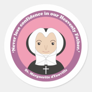 Pegatina Redonda St. Marguerite d'Youville