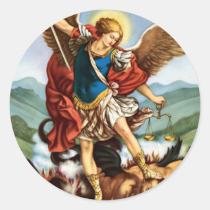 PEGATINA REDONDA ST MICHEAL