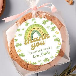 Pegatina Redonda St. Patrick Lucky One Birthday Sticker 