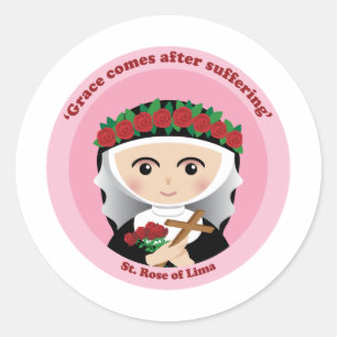 Pegatina Redonda St. Subió de Lima