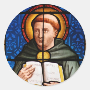 Pegatina Redonda St Thomas Aquinas