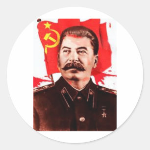 Pegatina Redonda Stalin