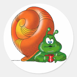 PEGATINA REDONDA STANLEY SNAIL