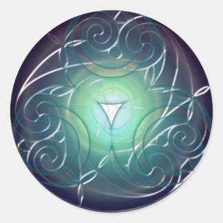 Pegatina Redonda Star Catcher