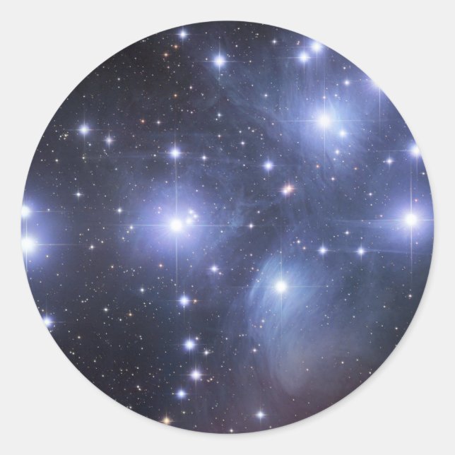 Pegatina Redonda Stara pleiades_gendler_big (Anverso)
