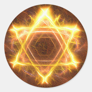 Pegatina Redonda Starfire