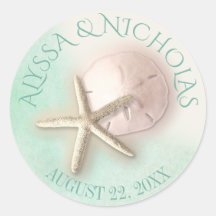 Starfish acuarela y dólar de arena