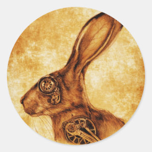 PEGATINA REDONDA STEAMPUN JACK