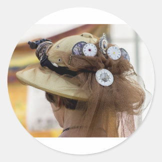 Pegatina Redonda Steampunk