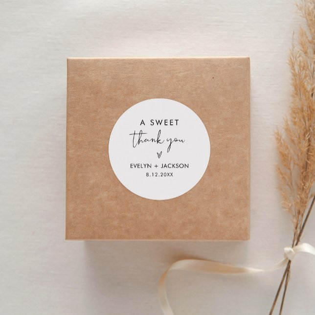 Pegatina Redonda STELLA Agradecimiento Dulce Favor 1,5" (hoja de 20 (Subido por el creador)