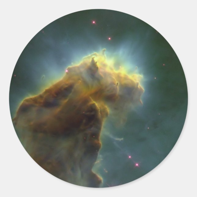 Pegatina Redonda Stellar (Anverso)