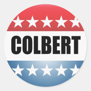 PEGATINA REDONDA STEPHEN COLBERT