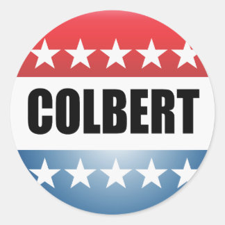 PEGATINA REDONDA STEPHEN COLBERT