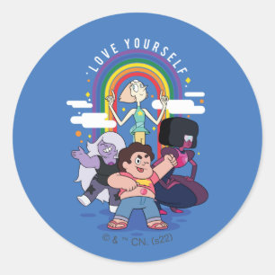 Pegatina Redonda Steven Universe - Ámate