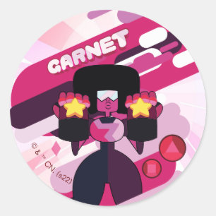Pegatina Redonda Steven Universe   Gráfica de caracteres de red