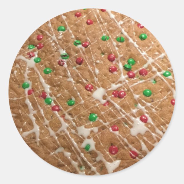 PEGATINA REDONDA STICIT - COOKIE PIZZA (Anverso)