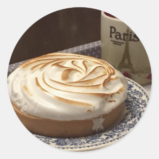 PEGATINA REDONDA STICIT - TARTELETTE AU CITRON