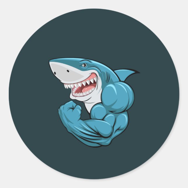 Pegatina Redonda "Stick It Bold – Artistic Graphic Vinyl Sticker" (Anverso)