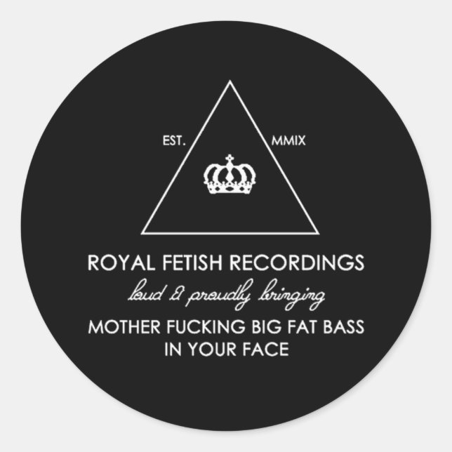 Pegatina Redonda Sticka (Anverso)