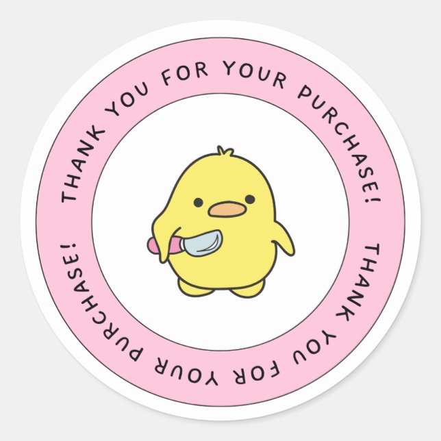 Pegatina Redonda Sticker  (Anverso)