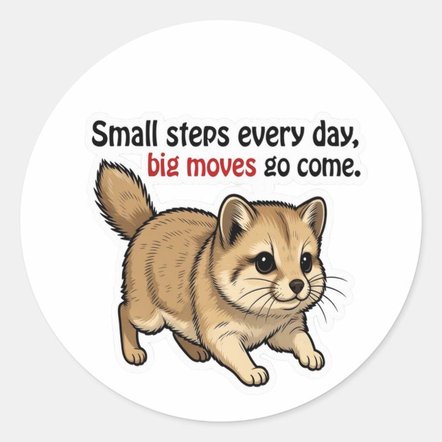 Pegatina Redonda Sticker (Anverso)