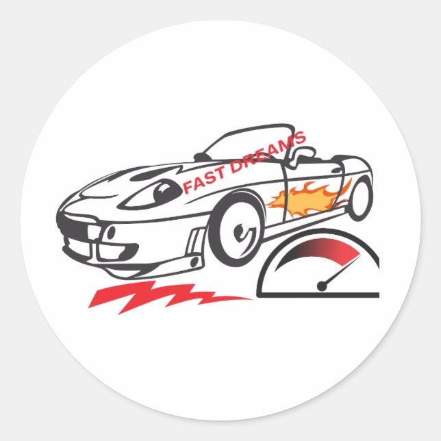 Pegatina Redonda Sticker (Anverso)