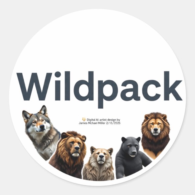 Pegatina Redonda sticker (Anverso)