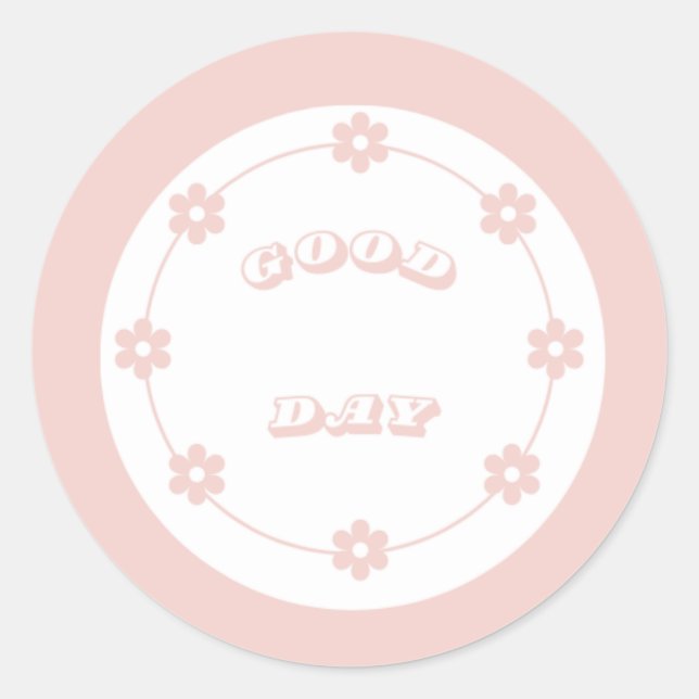 Pegatina Redonda Sticker (Anverso)
