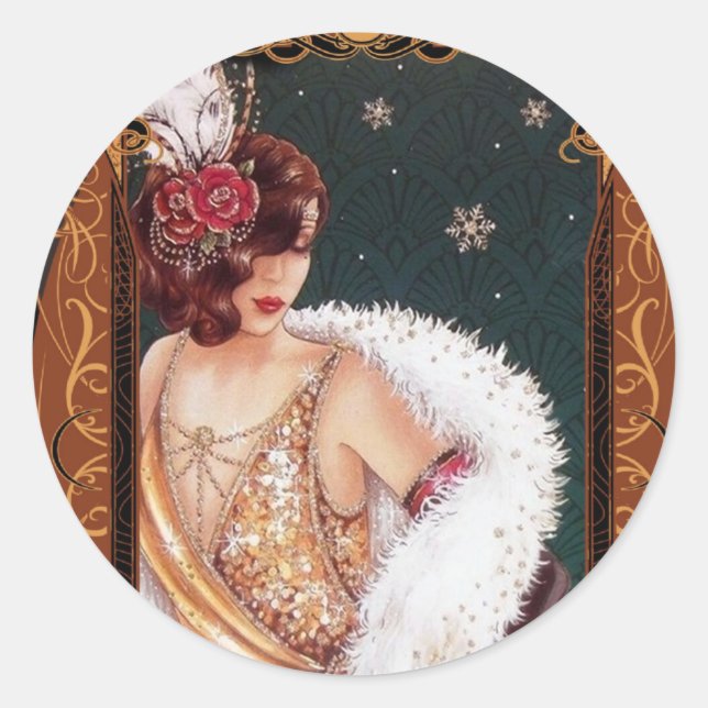 Pegatina Redonda Sticker (Anverso)