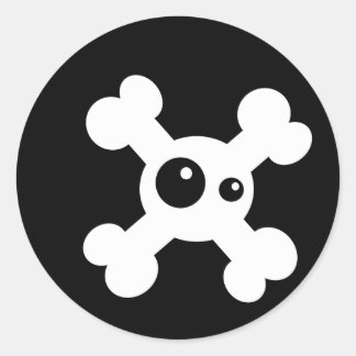Pegatina Redonda sticker Calavera