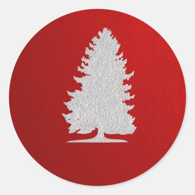 Pegatina Redonda Sticker Christmas Sticker (Anverso)