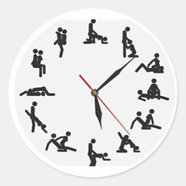 Pegatina Redonda Sticker kamasutra (Anverso)