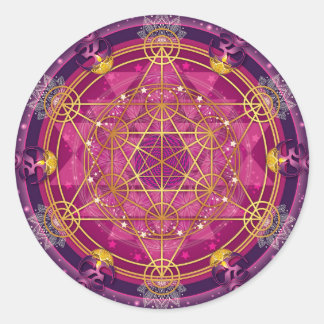 Pegatina Redonda Sticker Metatron