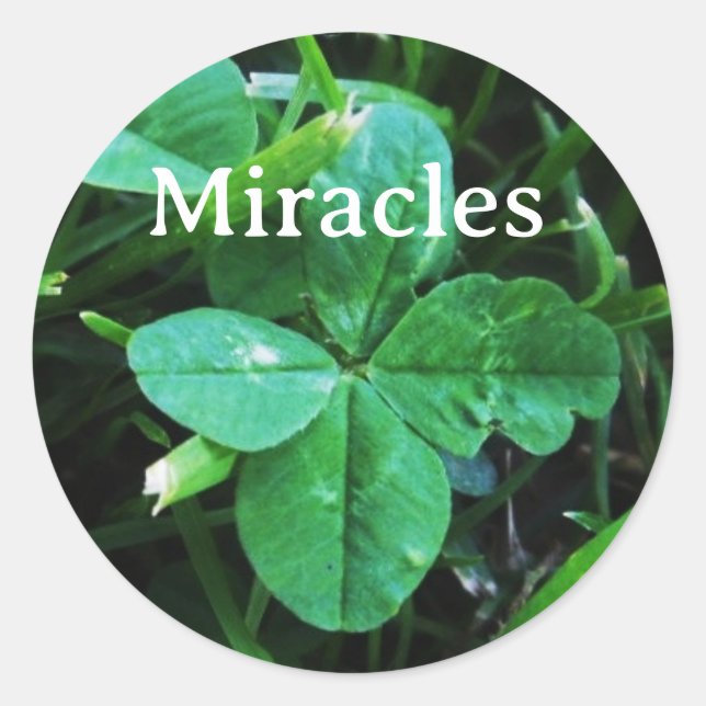 Pegatina Redonda Sticker Mir (Anverso)