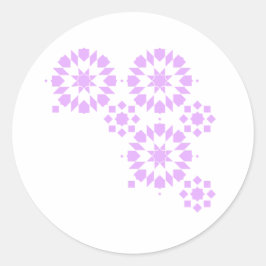 Pegatina Redonda Sticker Moroccan Zelij* Ceramic