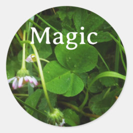 Pegatina Redonda Sticker Porte-bonheur Magic