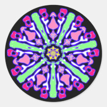 Sticker psicodélico coloreado n°3