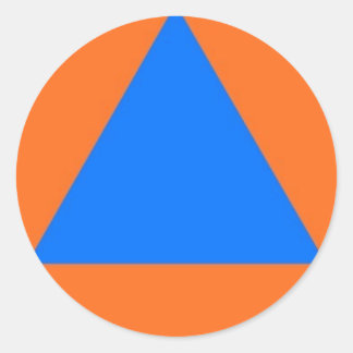 Pegatina Redonda Stickers Civiele Bescherming