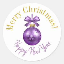 Pegatina Redonda stickers de Navidad