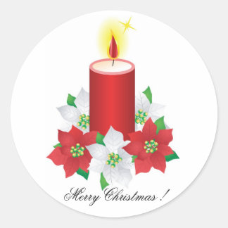 Pegatina Redonda stickers de Navidad