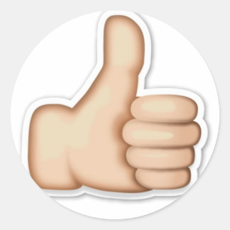 Pegatina Redonda Stickers emoji by French Store